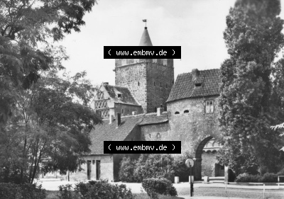 Dick-Foto-Verlag Erlbach I.V. aus Sammlung Naumburg - Saale Marientor. Sammlung