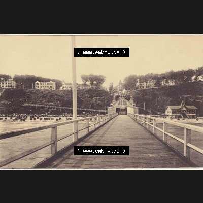 Ansichtskarten aus dem Deutschen Reich, Pommern, Insel Rügen 1910-1930, Aus Sammlung Rügen, Sellin, Landungsbrücke, Leipzig 8179 (1) Sammlung