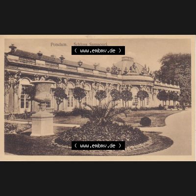 Ansichtskarten aus dem Deutschen Reich, Preußen, Provinz Brandenburg, Hauptstadt Potsdam, Sammlung von ca. 1911-1941, um 1911, Potsdam Schloss Sanssouci... Sammlung