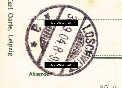 Ansichtskarten aus dem Deutschen Reich, Berlin-Tiergarten 1904, Partie im Tiergarten, Briefmarke mit Stempel von September 1904... Sammlung