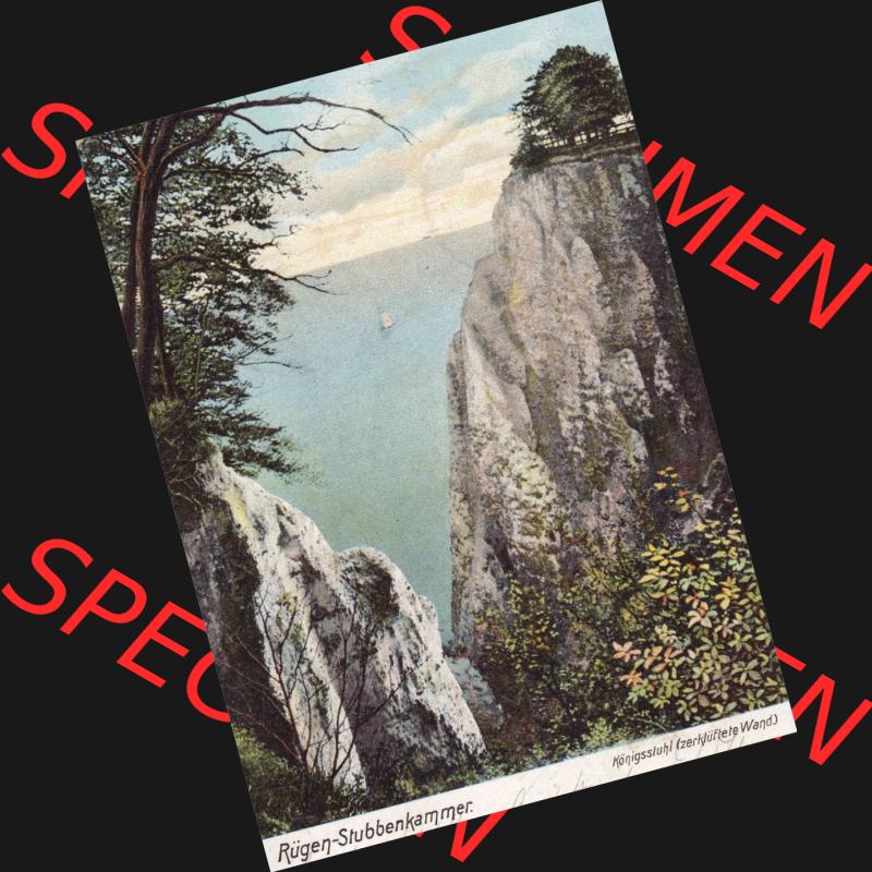 Ansichtskarten aus dem Deutschen Reich, Pommern, Insel Rügen 1910-1930, Aus Sammlung Rügen, Insel Rügen-Stubbenkammer um 1908 (1) Sammlung