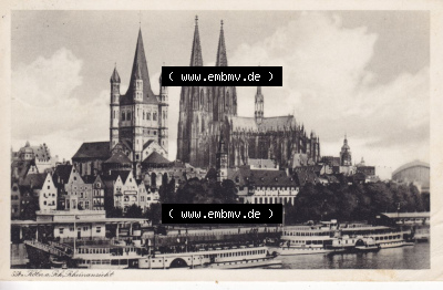 Ansichtskarten aus dem Deutschen Reich, Preußen, Provinz Rheinland, Stadt Köln, Sammlung Köln allgemein vor 1945, 1932, Kölner... Sammlung