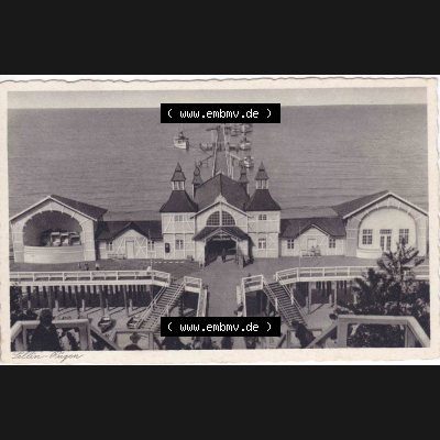 Ansichtskarten aus dem Deutschen Reich, Pommern, Insel Rügen 1910-1930, Aus Sammlung Rügen, Sellin auf Rügen am Strand (1) Sammlung