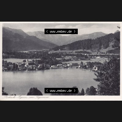 Ansichtskarten aus dem Deutschen Reich, Königreich Bayern, Landkreis Miesbach, Stadt Tegernsee, Sammlung Tegernsee allgemein vor 1945, ungelaufen, 132, Rottach... Sammlung