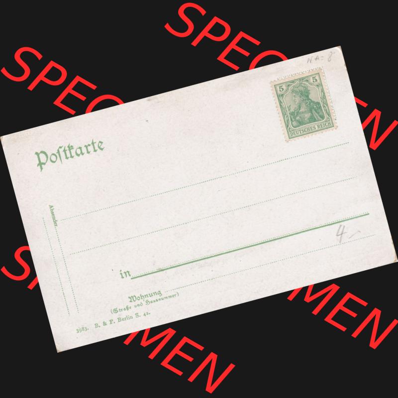 Ansichtskarten aus dem Deutschen Reich, Berlin-Tiergarten Der neue See im Tiergarten, fast Postfrische Postkarte (2) Sammlung