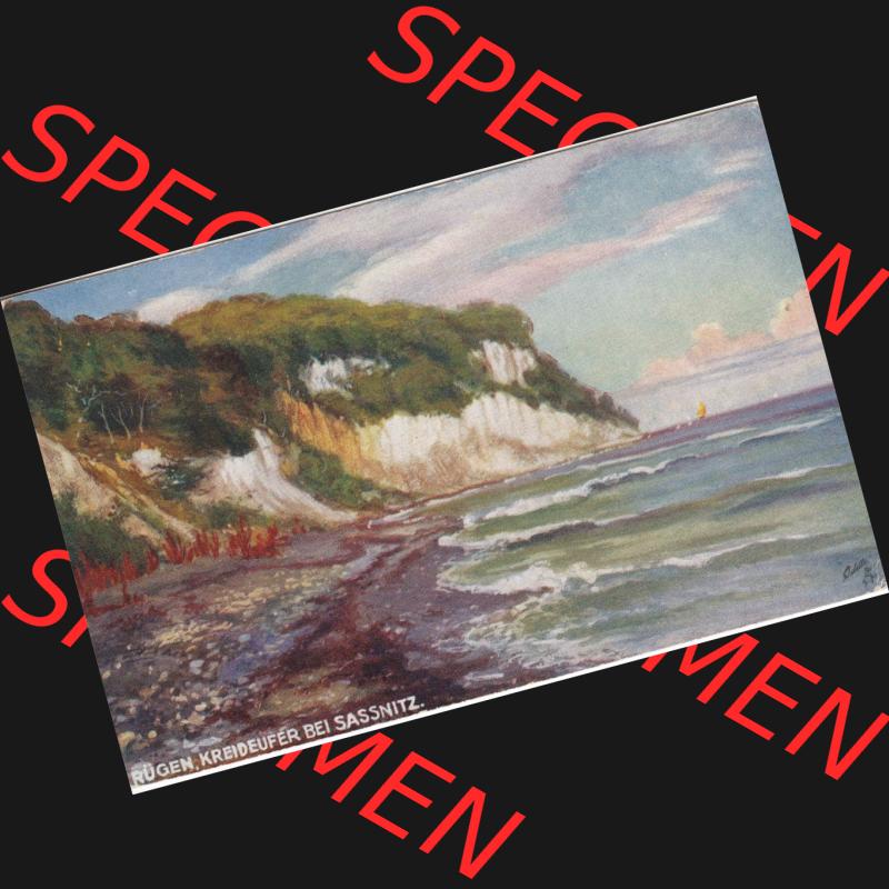 Ansichtskarten aus dem Deutschen Reich, Pommern, Insel Rügen 1910-1930, Aus Sammlung Rügen, Tucks Postkarte Insel Rügen (1) Sammlung