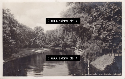 Ansichtskarten aus dem Deutschen Reich, Berlin-Tiergarten 1900-1930, Berlin, Tiergarten am Landwehrkanal (1) Sammlung