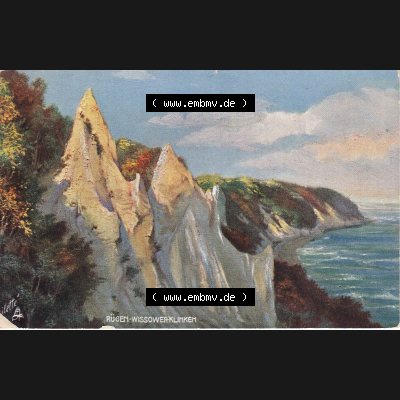 Ansichtskarten aus dem Deutschen Reich, Pommern, Insel Rügen 1910-1930, Aus Sammlung Rügen, Tucks-Postkarten, Rügen Wissower-Klinken (1) Sammlung