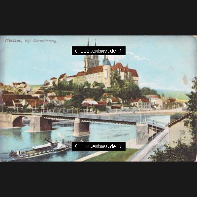 Ansichtskarten aus dem Deutschen Reich, Königreich Sachsen, Sächsische Schweiz, Königreich Sachsen, Meissen, Königliche Albrechtsburg (1) Sammlung