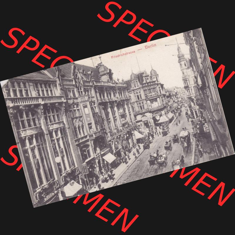 Ansichtskarten aus dem Deutschen Reich, Berlin-Mitte, Friedrichstrasse Berlin, Friedrichstrasse, Postkarte, Post Card (1) Sammlung