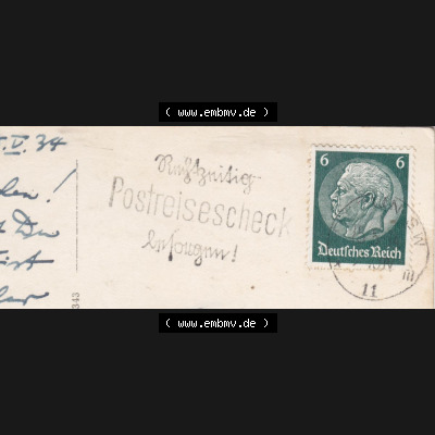 Ansichtskarten aus dem Deutschen Reich, Berlin-Tiergarten 1900-1930, 1934, Berliner Tiergarten, Neuer See, gelaufen (2) Sammlung
