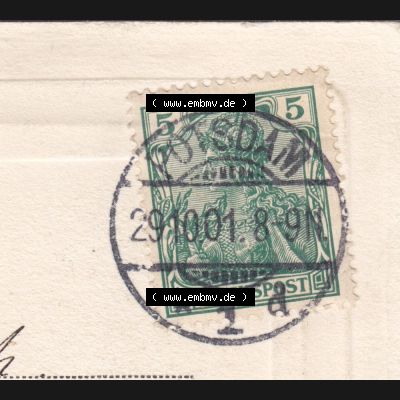 Ansichtskarten aus dem Deutschen Reich, Berlin-Tiergarten 1900-1930, 1901, Postkarte, Tiergarten Goldfischteich (2) Sammlung