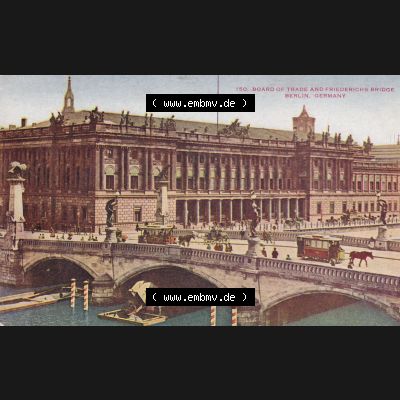 Ansichtskarten aus dem Deutschen Reich, Berlin-Mitte, Friedrichstrasse Berlin, Friedrichsbrücke, Deutschland (1) Sammlung