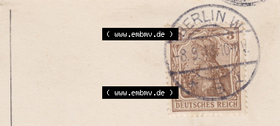 Ansichtskarten aus dem Deutschen Reich, Berlin-Tiergarten 1900-1930, 1917, Deutsches Reich, Berliner Tiergarten, Bach, gelaufen... Sammlung