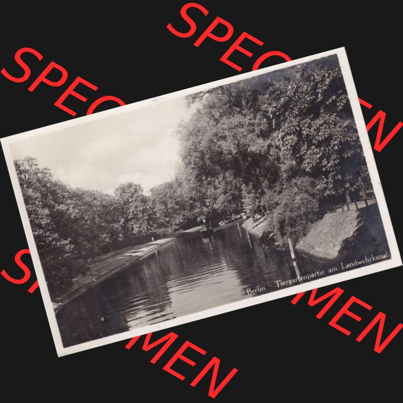 Ansichtskarten aus dem Deutschen Reich, Berlin-Tiergarten 1900-1930, Berlin, Tiergarten am Landwehrkanal (1) Sammlung