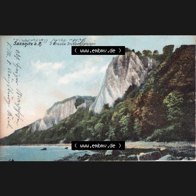 Ansichtskarten aus dem Deutschen Reich, Pommern, Insel Rügen 1910-1930, Aus Sammlung Rügen, Sassnitz auf Rügen, Brasse Stubbenkammer um 1918 (1) Sammlung