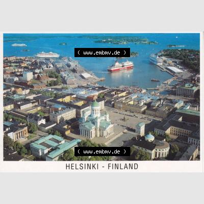 Ansichtskarte Finnland, Stadt Helsinki: Helsinki South Harbour und Kathedrale (1) Sammlung