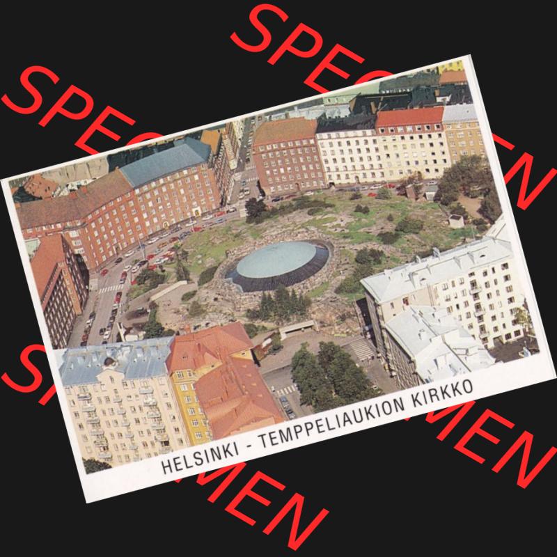 Ansichtskarte Finnland, Stadt Helsinki: Temppeliaukio Kirche in Helsinki (1) Sammlung