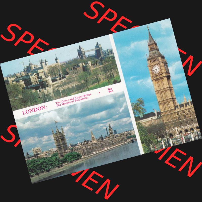 Ansichtskarte Großbritannien, GB-England, Stadt London in Farbe / Color, Motiv London The Tower und Tower Bridge, THe House of Parliament, Big Ben (1) Sammlung