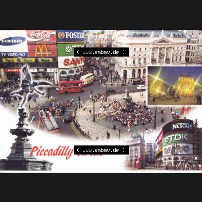 Ansichtskarte Großbritannien, GB-England, Stadt London in Farbe / Color, Motiv London Piccadilly Circus (1) Sammlung