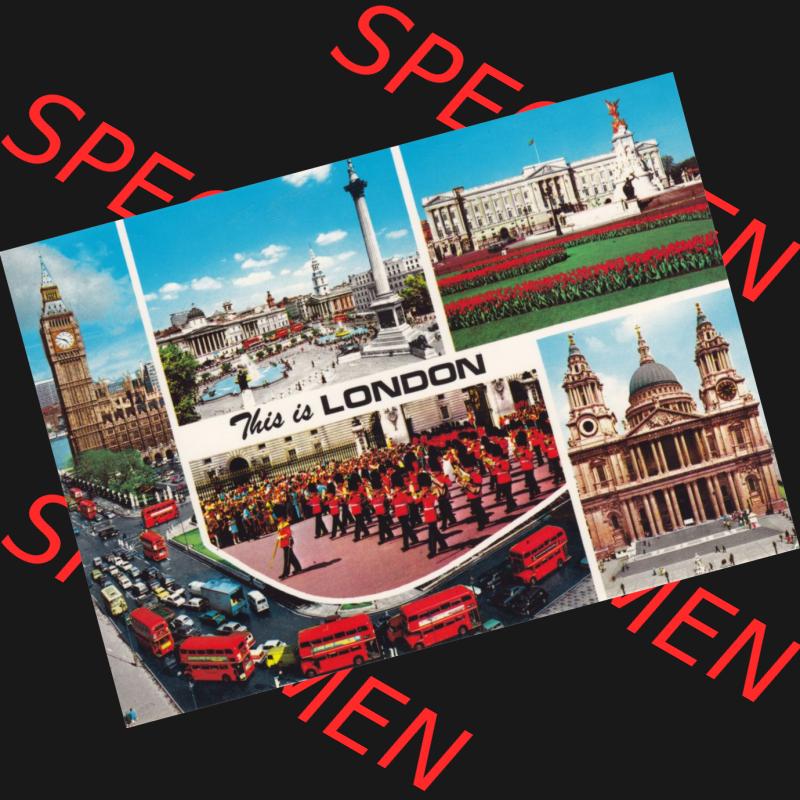 Ansichtskarte Großbritannien, GB-England, Stadt London in Farbe / Color, Motiv This is London (1) Sammlung