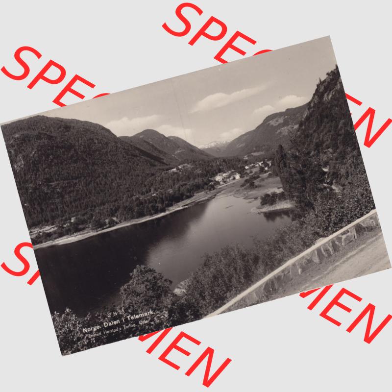Ansichtskarte Norwegen Dalen i. Telemark Norge IV.. Ansichtskarte bzw. Postkarte aus Norwegen / Norge alte Dalen i. Telemark Norge - Postkarte in s/w.... Sammlung