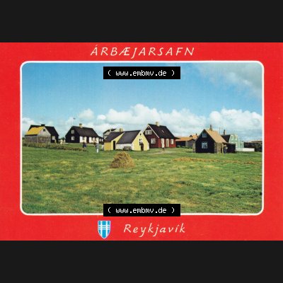 Ansichtskarte Island Iceland Reykjavik Arbæjarsafn. Ansichtskarte bzw. Postkarte aus Island / Iceland alte Postkarten der 1980er Jahre. Die Ansichtskarte bzw. Postkarte... Sammlung