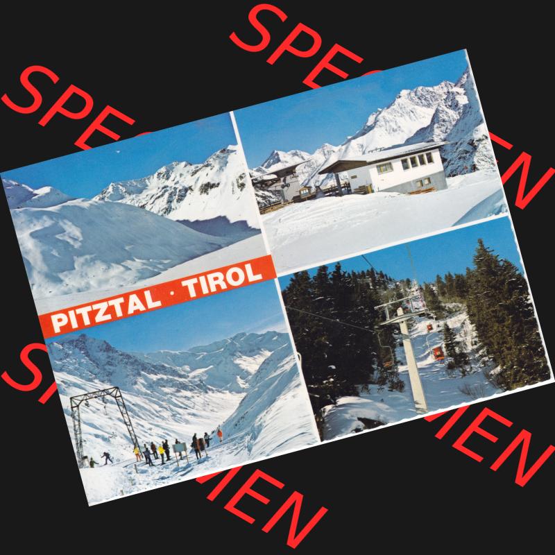 Ansichtskarte Österreich / Austria, Bundesland Tirol Pitztal, Schigebiet Rifflsee, Berstastion der Risslseebahn (1) Sammlung