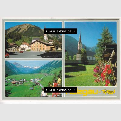 Ansichtskarte Österreich / Austria, Bundesland Tirol Holzgau 1103m im Lechtal (1) Sammlung