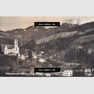 Ansichtskarte Österreich / Austria, Bundesland Niederösterreich: Unsortiert in s/w Schwarzweiß Sommerfrische Prein, 689m Seehöhe (1) Sammlung