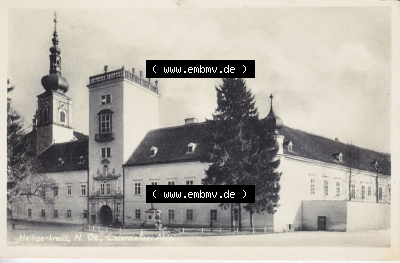 Ansichtskarte Österreich / Austria, Bundesland Niederösterreich: Unsortiert in s/w Schwarzweiß Heiligenkreuz, Cistercieneer-Abtei... Sammlung