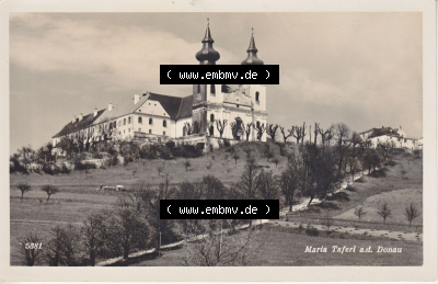 Ansichtskarte Österreich / Austria, Bundesland Niederösterreich: Unsortiert in s/w Schwarzweiß Maria Taferl an der Donau (1) Sammlung