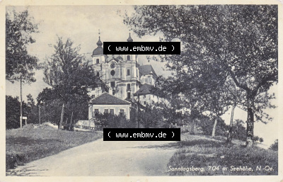 Ansichtskarte Österreich / Austria, Bundesland Niederösterreich: Unsortiert in s/w Schwarzweiß Sonntagsberg, 704m Seehöhe... Sammlung