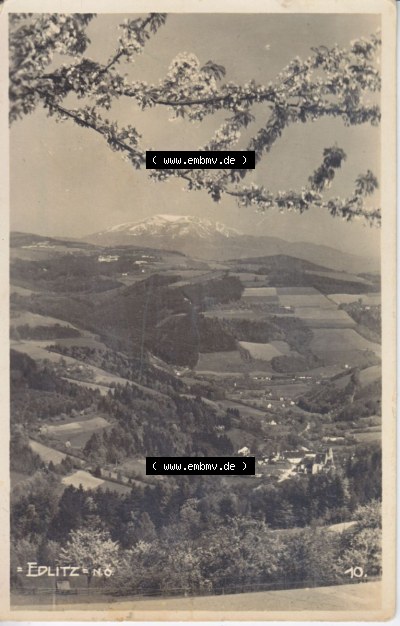 Ansichtskarte Österreich / Austria, Bundesland Niederösterreich: Unsortiert in s/w Schwarzweiß Edlitz (1) Sammlung