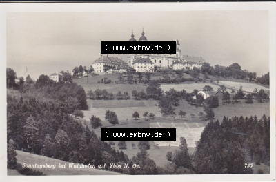 Ansichtskarte Österreich / Austria, Bundesland Niederösterreich: Unsortiert in s/w Schwarzweiß Sonntagsberg bei Waidhofen an... Sammlung