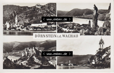 Ansichtskarte Österreich / Austria, Bundesland Niederösterreich: Unsortiert in s/w Schwarzweiß Stadt Dürnstein (1) Sammlung