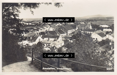 Ansichtskarte Österreich / Austria, Bundesland Niederösterreich: Unsortiert in s/w Schwarzweiß Amstetten, Niederdonau (1) Sammlung