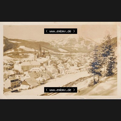 Ansichtskarte Österreich / Austria, Bundesland Niederösterreich: Unsortiert in s/w Schwarzweiß Wintersportplatz Mariazell (1) Sammlung
