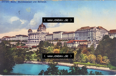 Ansichtskarte Schweiz, Karton Bern, Verwaltungskreis Bern-Mittelland, Stadt Bern, Lithografie vor 1945, 1914, 24720 Bern, 3379... Sammlung