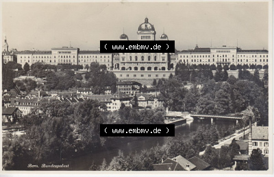 Ansichtskarte Schweiz, Karton Bern, Verwaltungskreis Bern-Mittelland, Stadt Bern, vor 1945 In s/w Schwarzweiß Bern, Bundespalast,... Sammlung