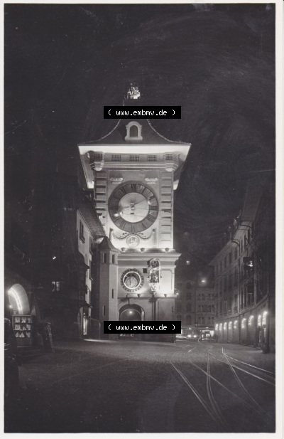 Ansichtskarte Schweiz, Karton Bern, Verwaltungskreis Bern-Mittelland, Stadt Bern, vor 1945 In s/w Schwarzweiß Bern, Zeitglockenturm... Sammlung