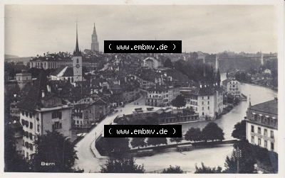 Ansichtskarte Schweiz, Karton Bern, Verwaltungskreis Bern-Mittelland, Stadt Bern, vor 1945 In s/w Schwarzweiß Bern, Stadtansicht... Sammlung