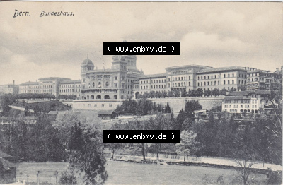 Ansichtskarte Schweiz, Karton Bern, Verwaltungskreis Bern-Mittelland, Stadt Bern, vor 1945 In s/w Schwarzweiß Bern, Bundeshaus,... Sammlung