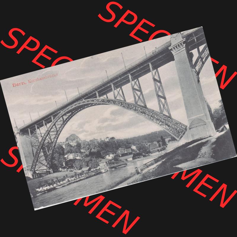 Ansichtskarte Schweiz, Karton Bern, Verwaltungskreis Bern-Mittelland, Stadt Bern, vor 1945 In s/w Schwarzweiß Bern, Kornhausbrücke (1) Sammlung