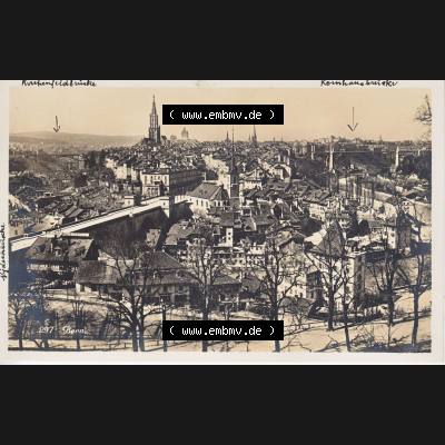 Ansichtskarte Schweiz, Karton Bern, Verwaltungskreis Bern-Mittelland, Stadt Bern, vor 1945 In s/w Schwarzweiß 297 Bern (1) Sammlung