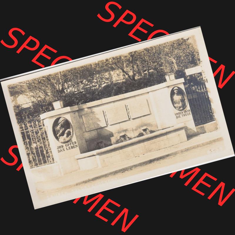 Ansichtskarte Schweiz, Karton Bern, Verwaltungskreis Bern-Mittelland, Stadt Bern, vor 1945 In s/w Schwarzweiß Bern, Denkmal, Ihr Opfer das Leben, Unser... Sammlung