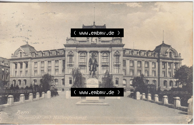 Ansichtskarte Schweiz, Karton Bern, Verwaltungskreis Bern-Mittelland, Stadt Bern, vor 1945 In s/w Schwarzweiß Bern, Universität... Sammlung