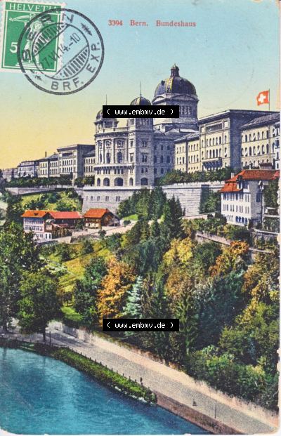 Ansichtskarte Schweiz, Karton Bern, Verwaltungskreis Bern-Mittelland, Stadt Bern, Lithografie vor 1945, 3394 Bern, Bundeshaus,... Sammlung