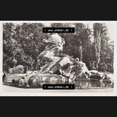 Ansichtskarte Schweiz, Karton Bern, Verwaltungskreis Bern-Mittelland, Stadt Bern, vor 1945 In s/w Schwarzweiß B, 9, Bern Weltpostverein-Denkmal (1) Sammlung