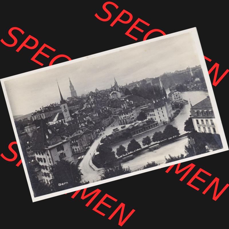Ansichtskarte Schweiz, Karton Bern, Verwaltungskreis Bern-Mittelland, Stadt Bern, vor 1945 In s/w Schwarzweiß Bern, Stadtansicht (1) Sammlung